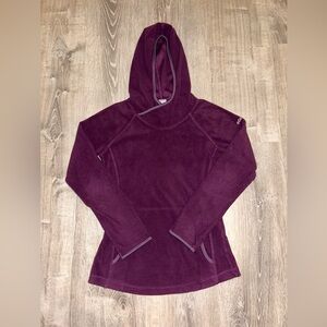 Columbia Women's Purple Fitted Hoodie